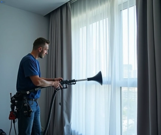 Professional commercial curtain cleaning process equipment Matty Curtain Cleaning park-orchards-vic